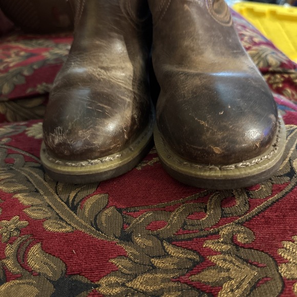 Georgia Men's G5814 Carbo Tech Round Toe Leather Pull On Work Boots. Sz 9.5 - Picture 2 of 3